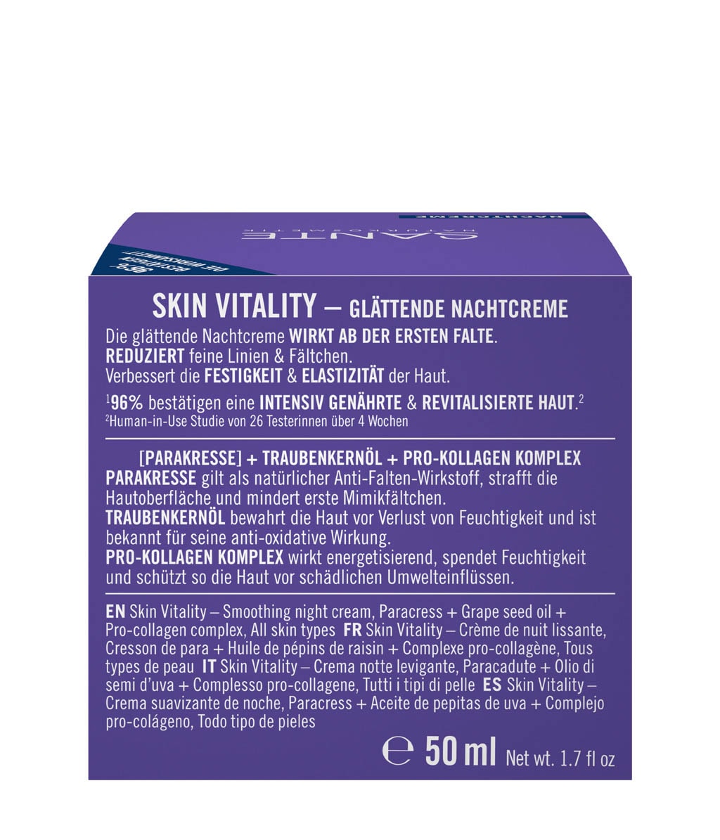 Ночной крем для лица Sante Skin Vitality Smoothing Night Cream разглаживающий, 50 мл — фото 6