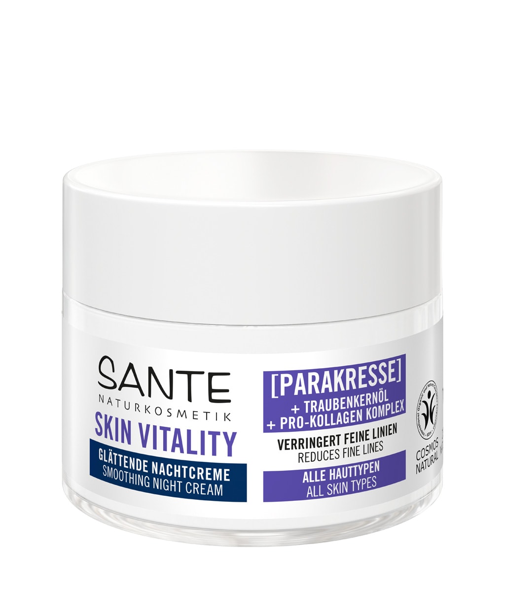 Ночной крем для лица Sante Skin Vitality Smoothing Night Cream разглаживающий, 50 мл