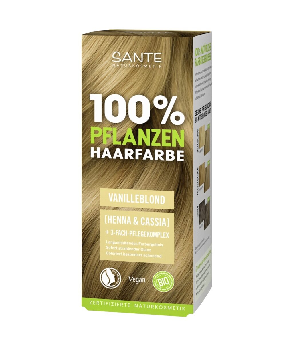 Растительная краска для волос Sante Plant Hair Colour, оттенок 01, 100 г — фото 2