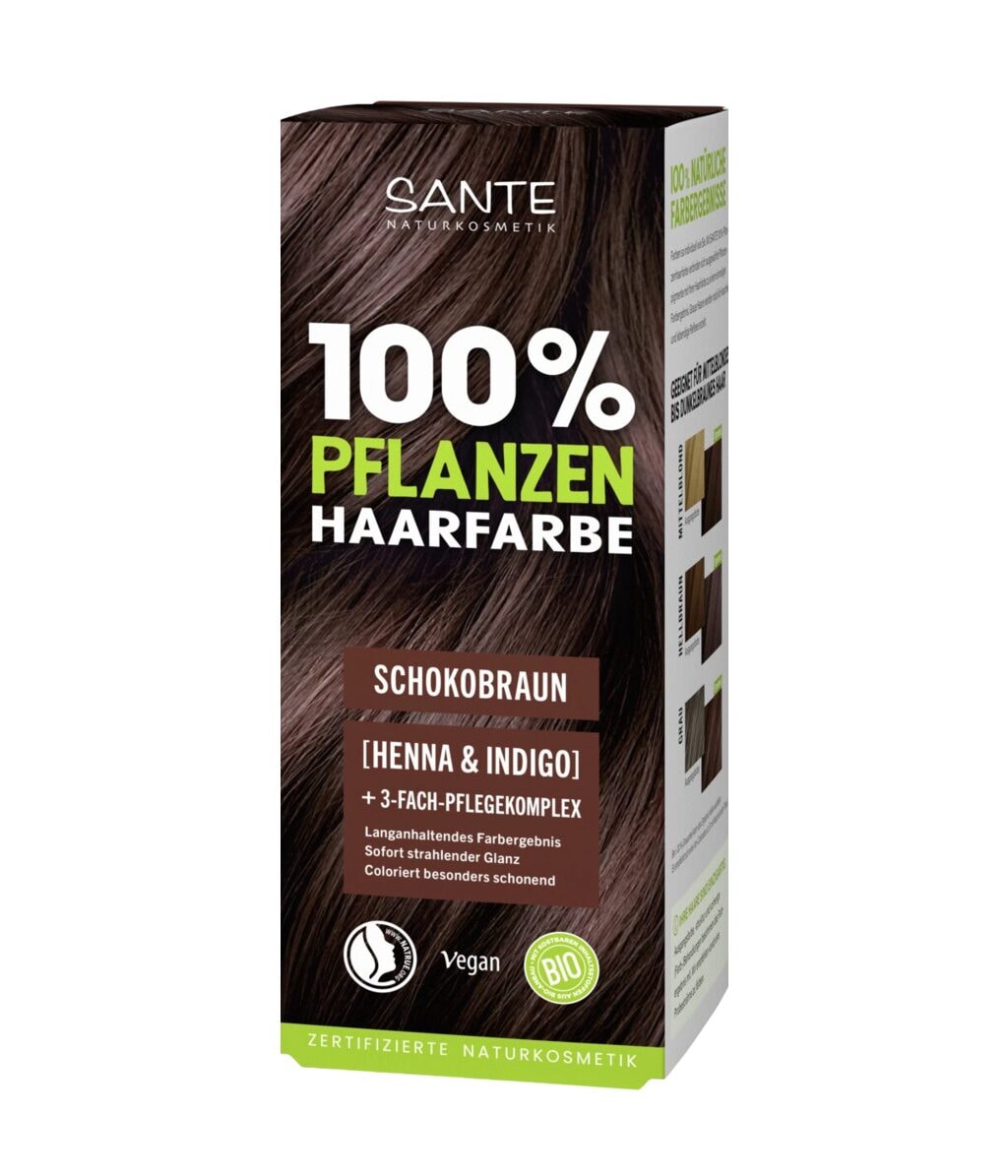 Растительная краска для волос Sante Plant Hair Colour, оттенок 02, 100 г — фото 2