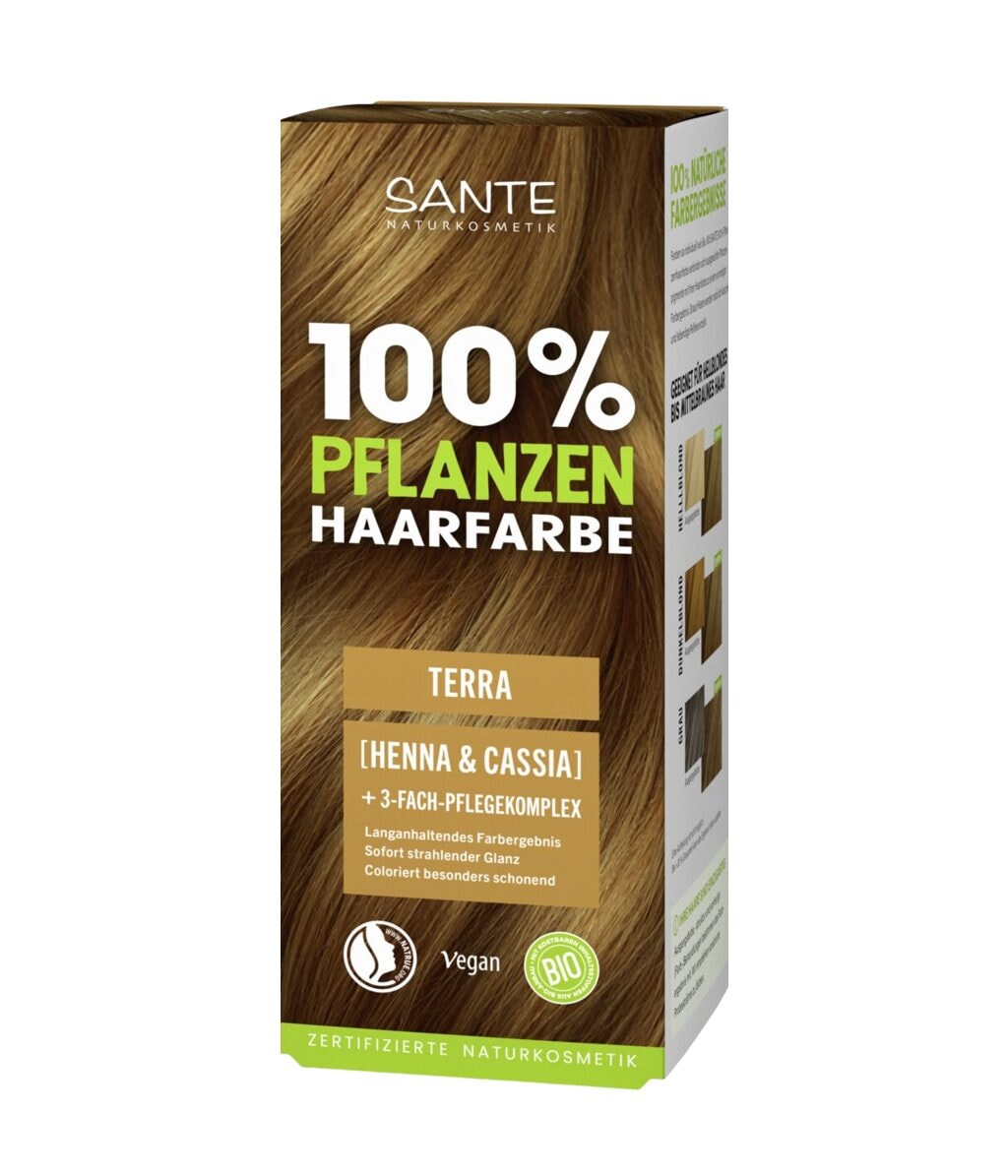 Растительная краска для волос Sante Plant Hair Colour, оттенок 04, 100 г — фото 2