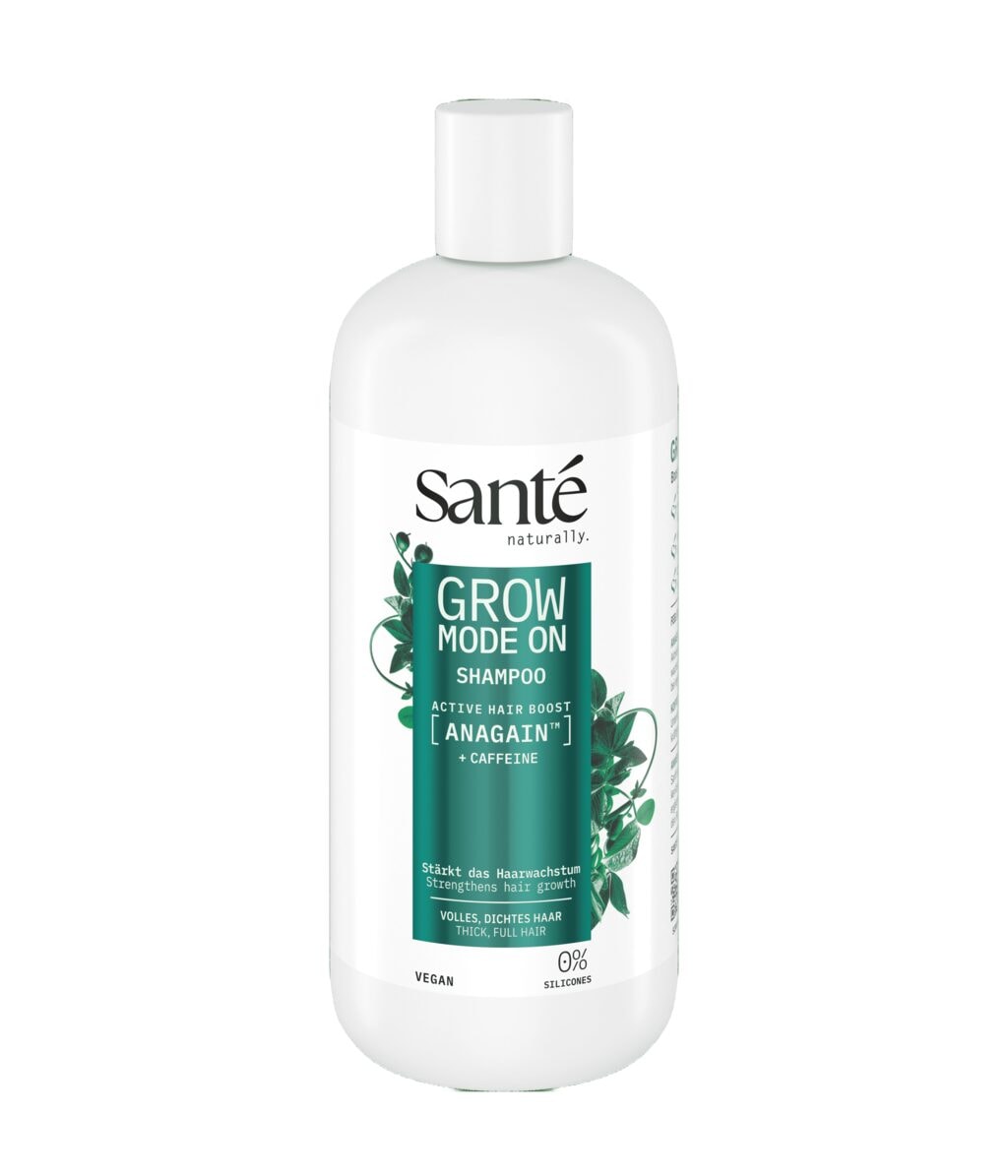 Шампунь Sante Grow Mode On уплотняющий, с кофеином, для роста волос, 500 мл