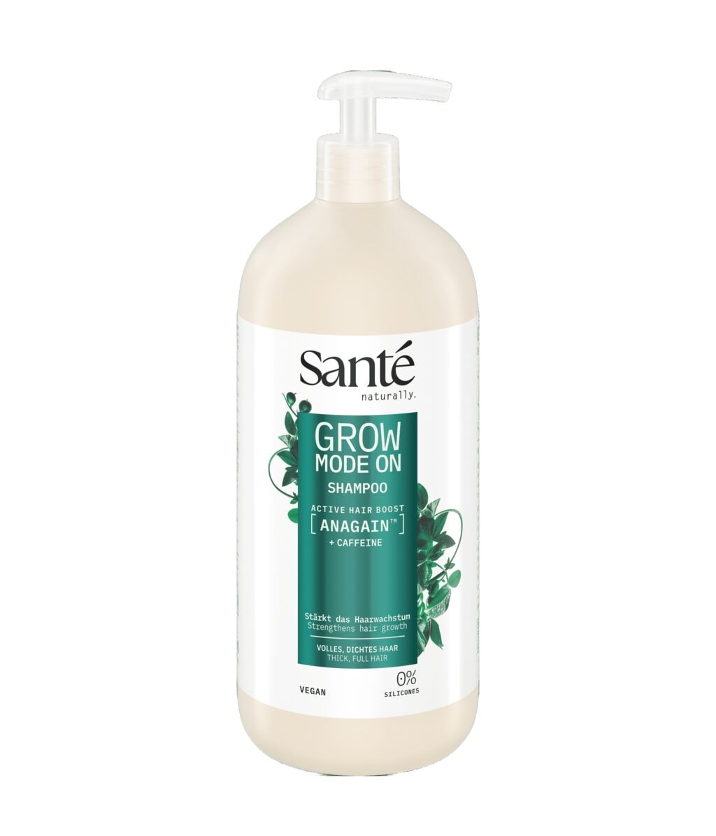 Шампунь Sante Grow Mode On уплотняющий, с кофеином, для роста волос, 950 мл