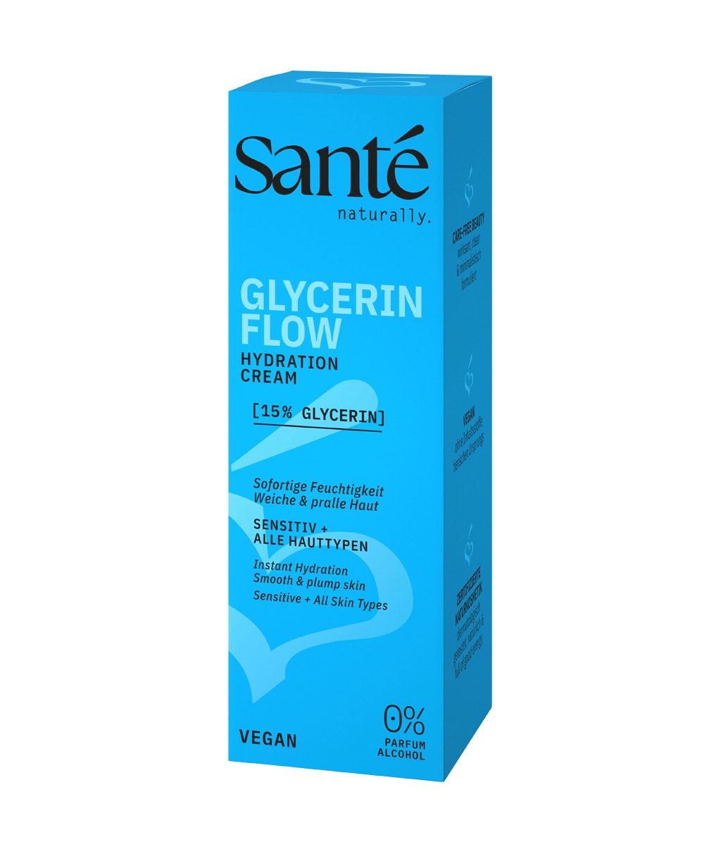 Крем для лица Sante Glycerin Flow Cream увлажняющий, укрепляющий барьер кожи, 50 мл — фото 4