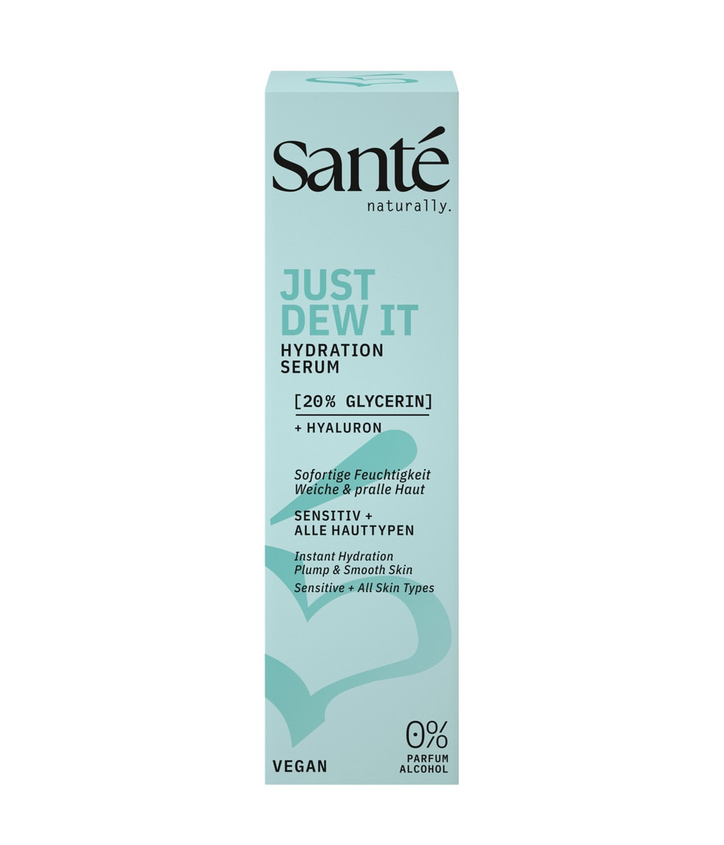 Сыворотка для лица Sante Just Dew It Serum, увлажняющая, укрепляет барьер кожи, 30 мл — фото 3
