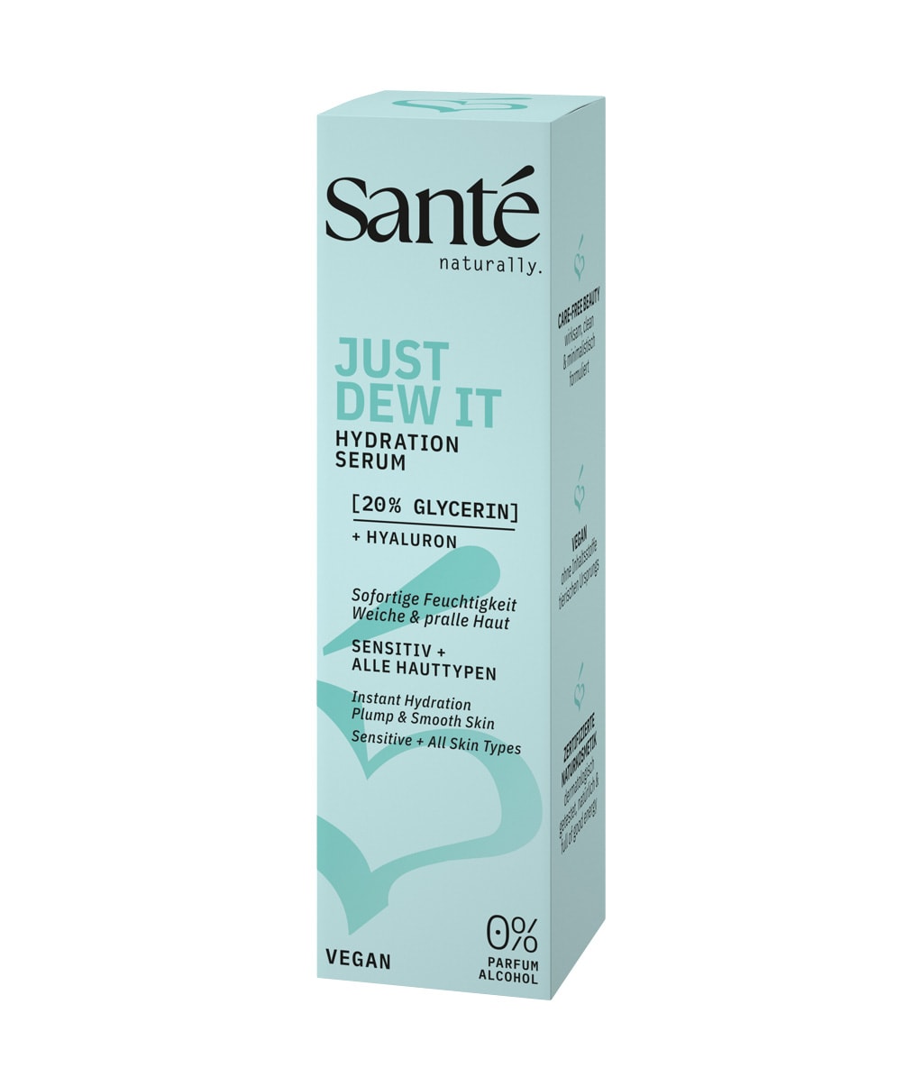 Сыворотка для лица Sante Just Dew It Serum, увлажняющая, укрепляет барьер кожи, 30 мл — фото 4