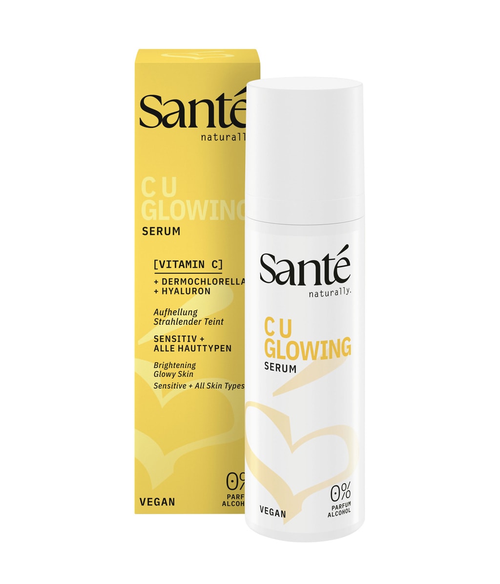 Сыворотка для лица Sante C U Glowing Serum, с витамином C, увлажняющая, 30 мл