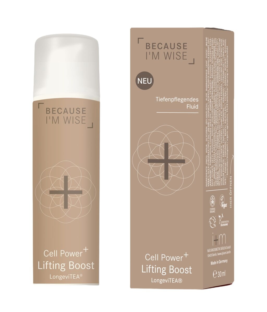 Сыворотка для лица i+m Naturkosmetik Cell Power+ Lifting Boost, разглаживающая, для сухой и зрелой кожи, 30 мл