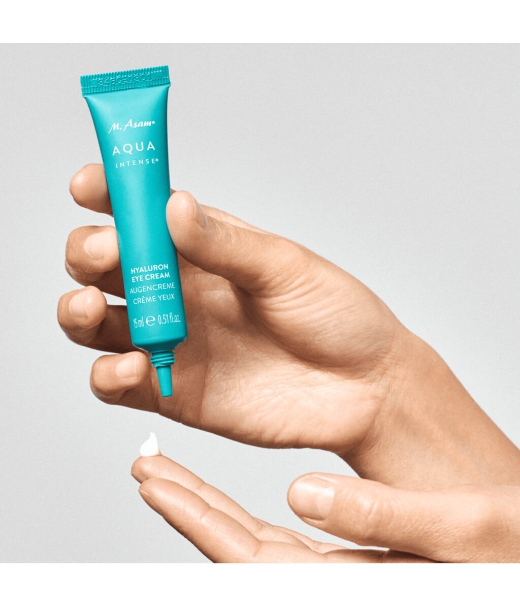 Крем для кожи вокруг глаз M. Asam Aqua Intense Hyaluron увлажняющий, против тёмных кругов, 15 мл — фото 3