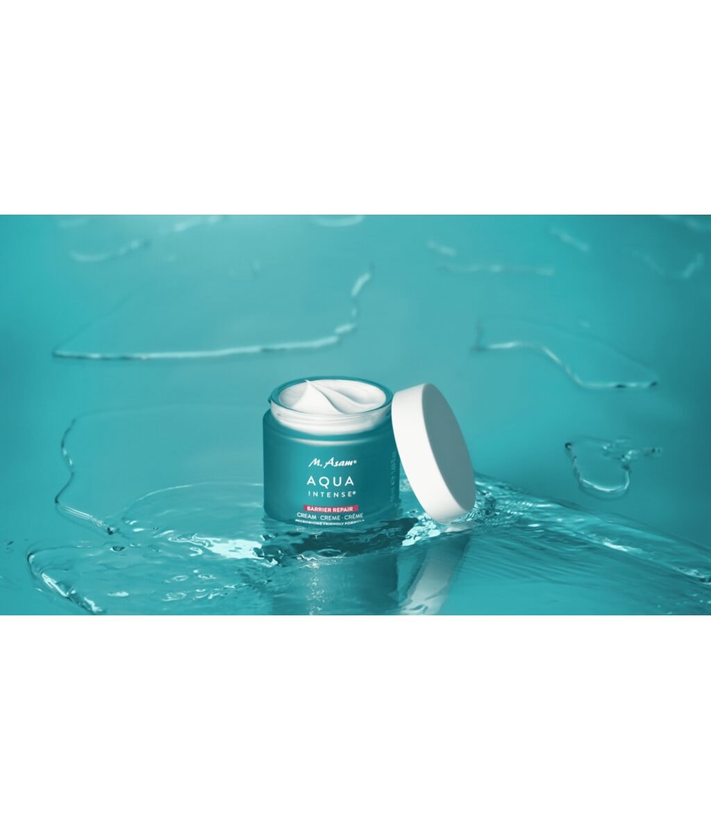 Крем для лица M. Asam Aqua Intense Barrier Repair восстанавливающий, увлажняющий, для чувствительной и сухой кожи, 100 мл — фото 2