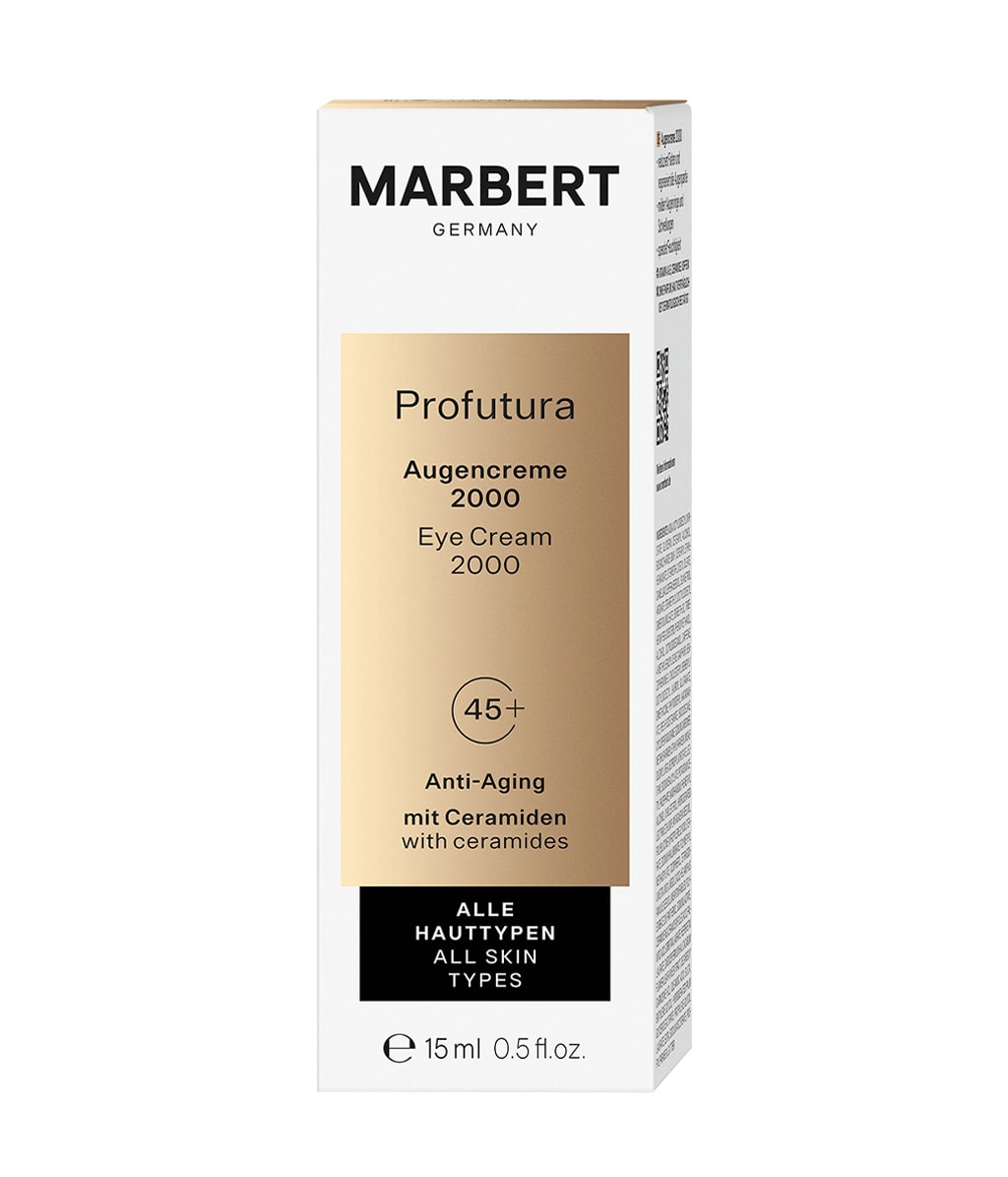 Крем для кожи вокруг глаз Marbert Profutura Augencreme 2000 против признаков старения, восстанавливающий, 15 мл — фото 2