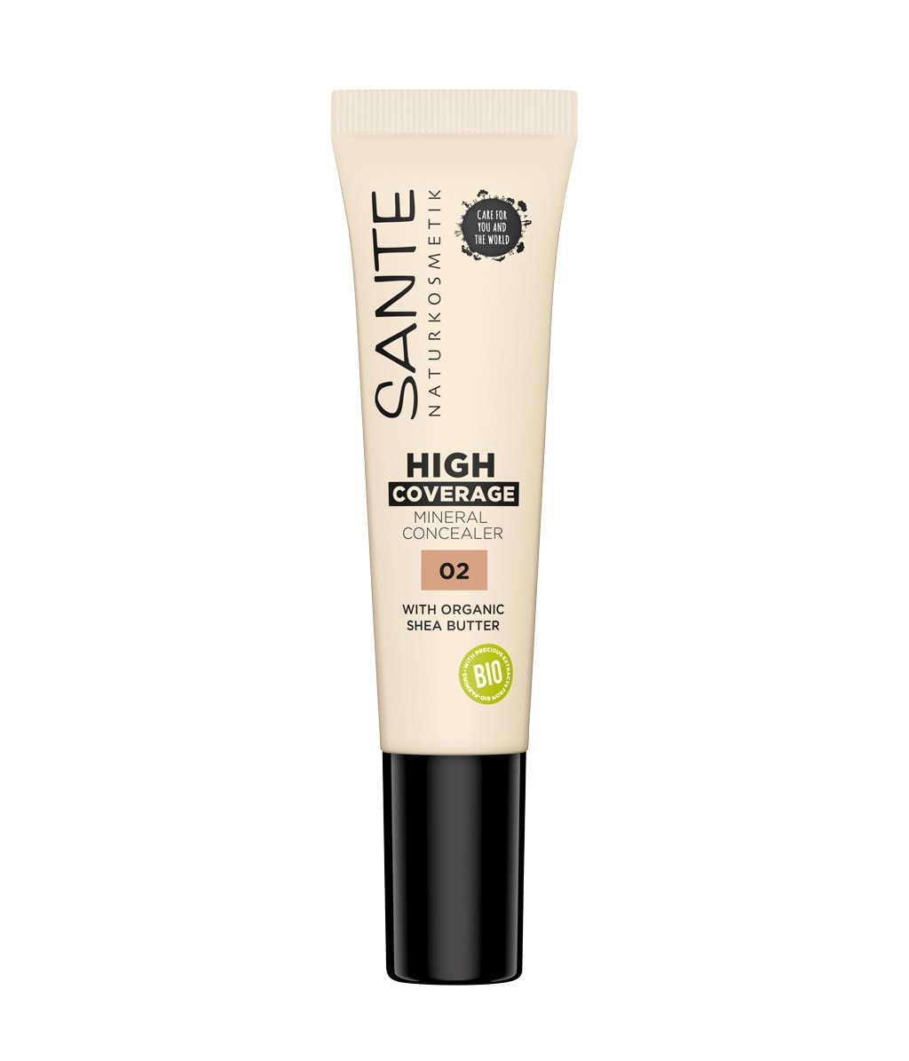 Консилер Sante High Coverage Mineral плотное покрытие, натуральный финиш, оттенок 02 Warm Beige, 12 мл