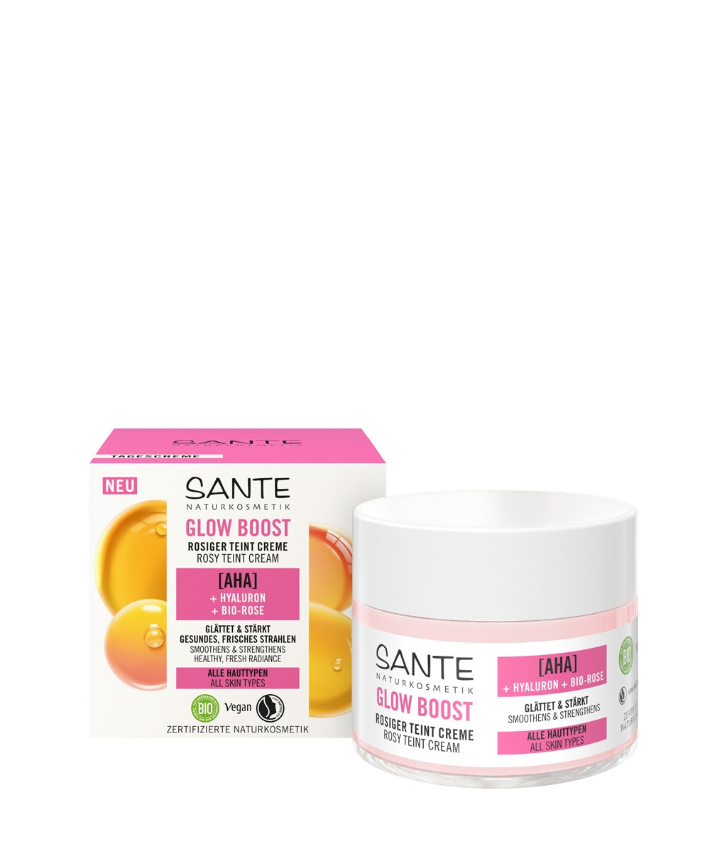 Крем для лица Sante Glow Boost Rosy Teint Cream антивозрастной, увлажняющий, 50 мл — фото 2