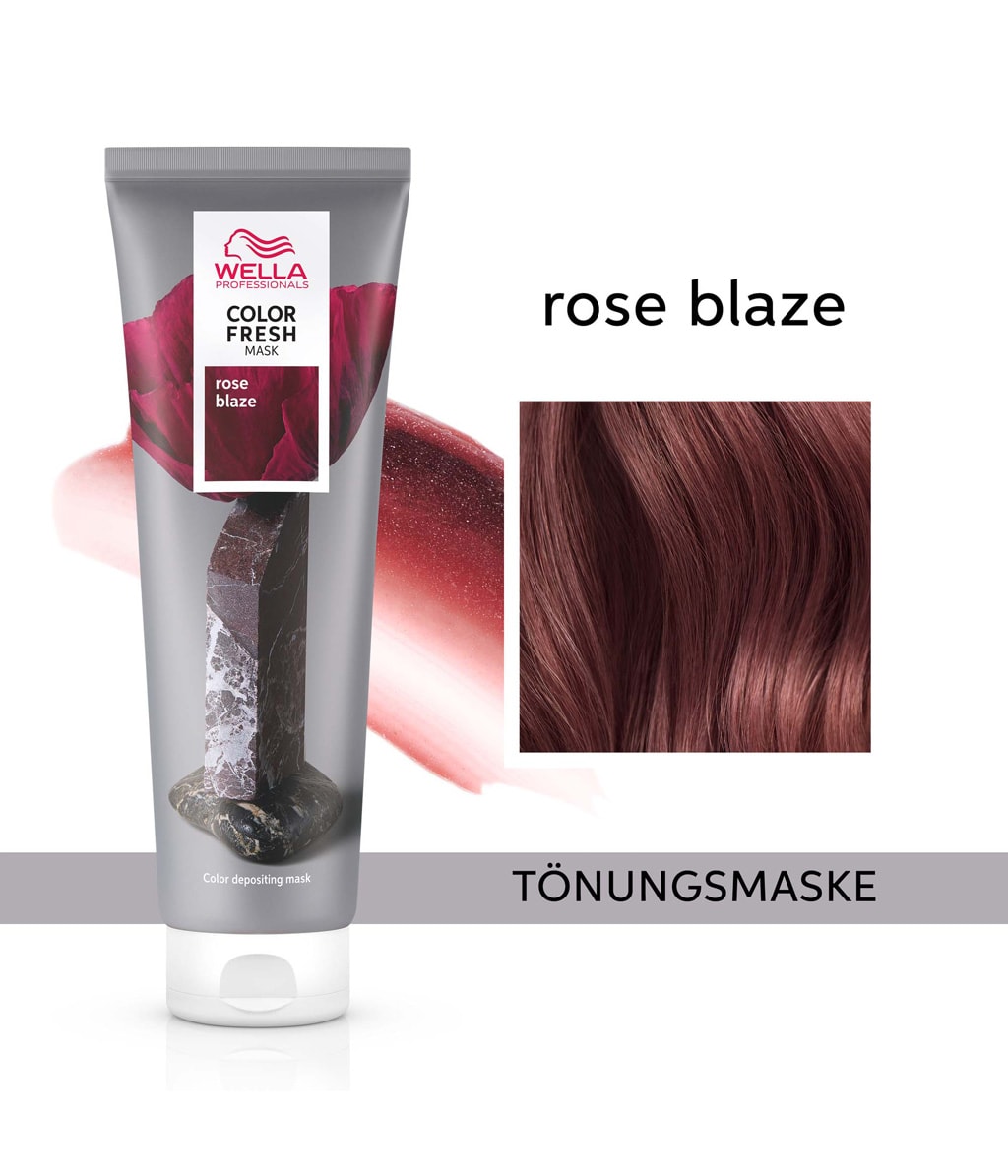 Оттеночная маска Wella Professionals Color Fresh Mask для освежения цвета, оттенок Rose Blaze, 150 мл — фото 2