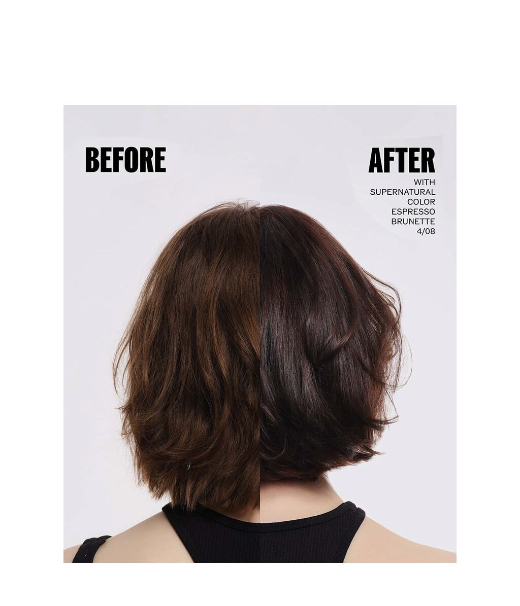 Растительная краска для волос Wella Professionals Supernatural Color, с танинами, оттенок 4.08, 120 г — фото 6