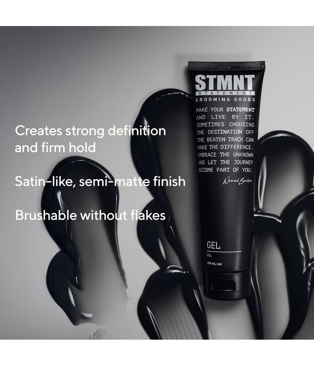 Гель для волос STMNT Grooming Goods Barber Collection Gel, полуматовый эффект, 150 мл — фото 2