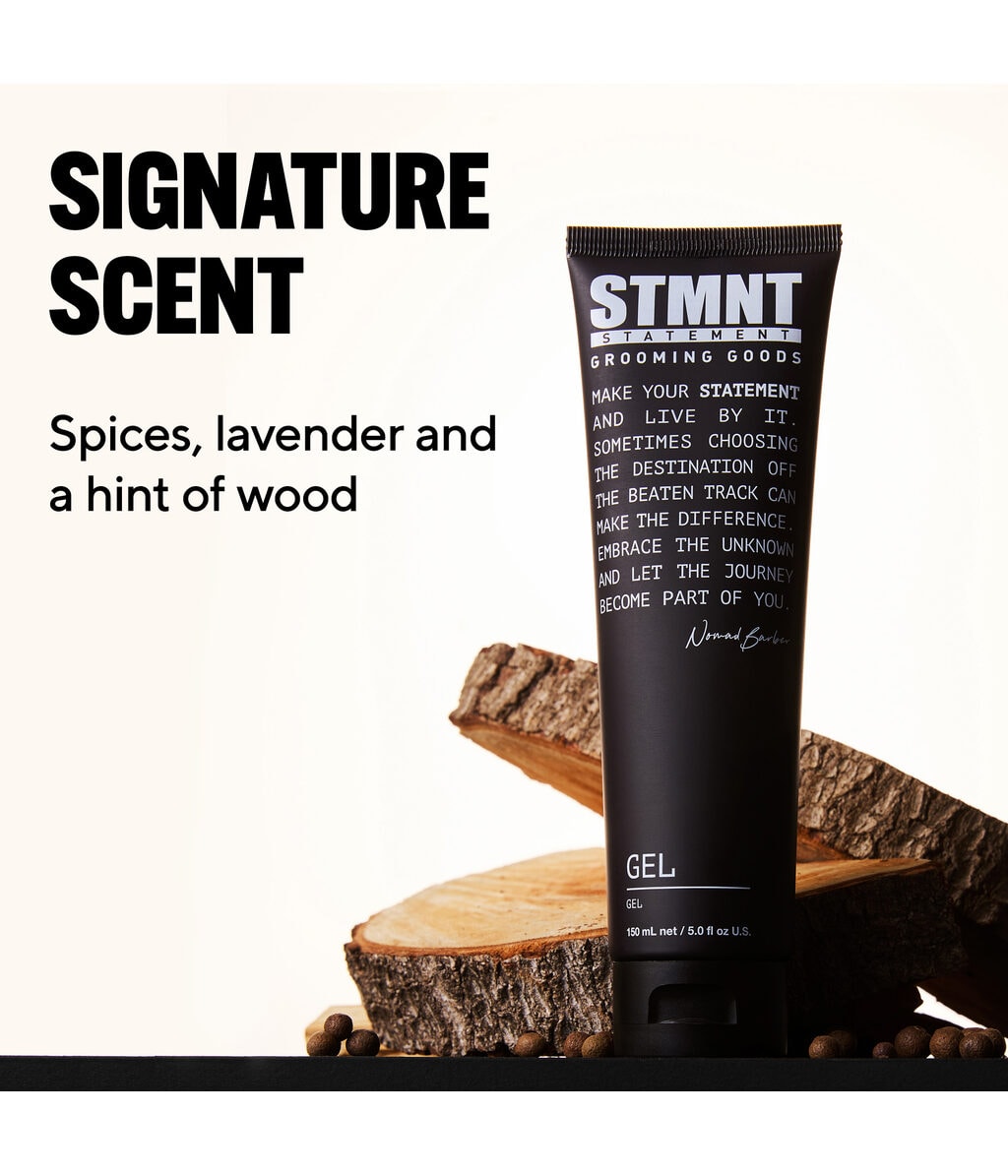 Гель для волос STMNT Grooming Goods Barber Collection Gel, полуматовый эффект, 150 мл — фото 5