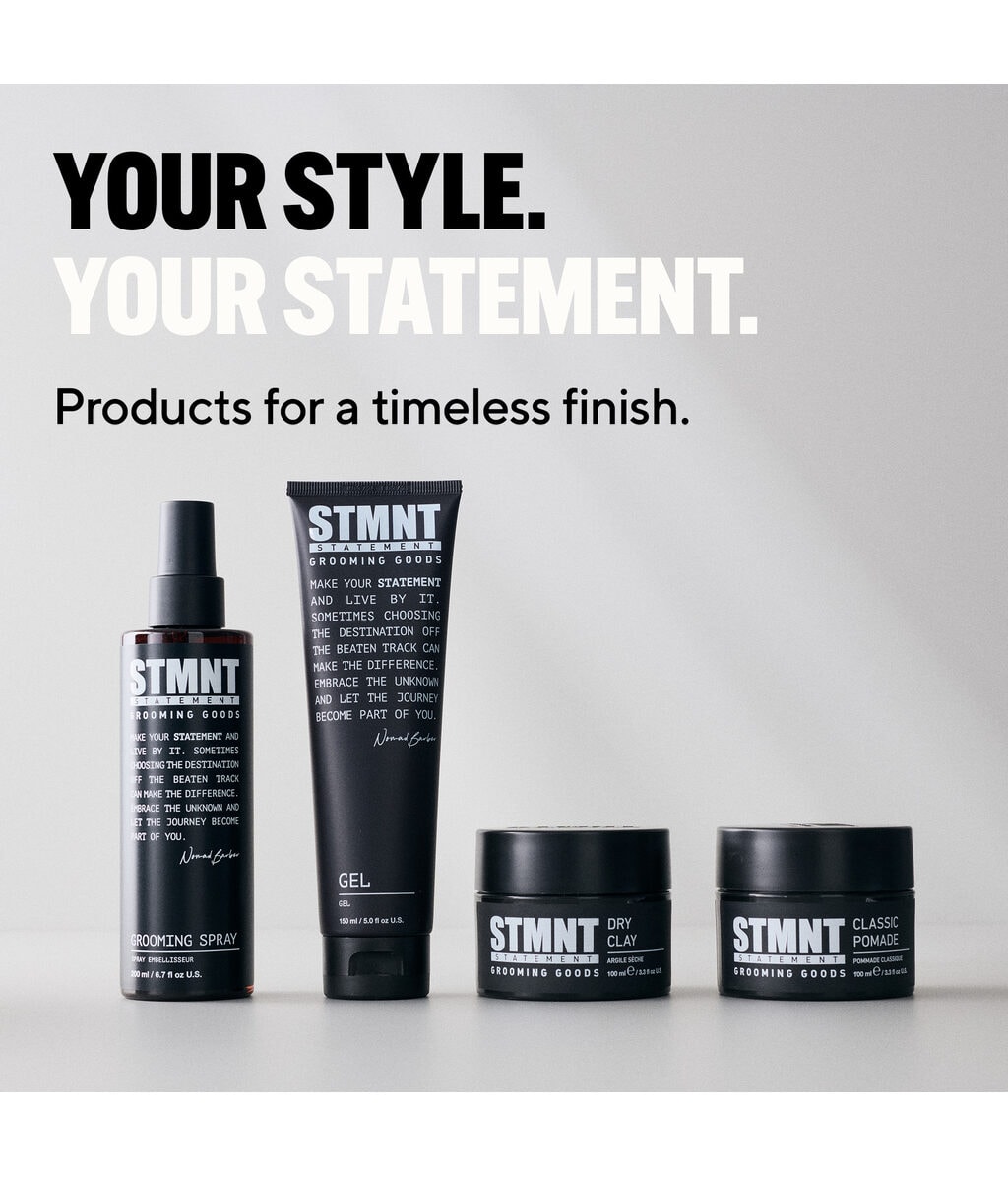 Гель для волос STMNT Grooming Goods Barber Collection Gel, полуматовый эффект, 150 мл — фото 6