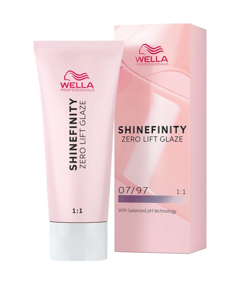Краска для волос Wella Professionals Shinefinity Glaze, натуральный блеск, оттенок 07.97, 60 мл