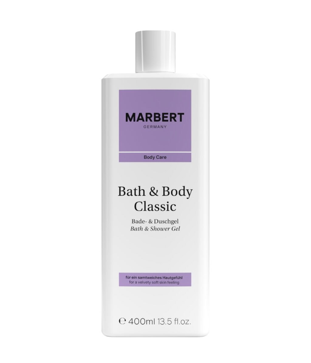 Гель для душа Marbert Bath & Body Classic, питательный, цветочный аромат, для нормальной кожи, 400 мл