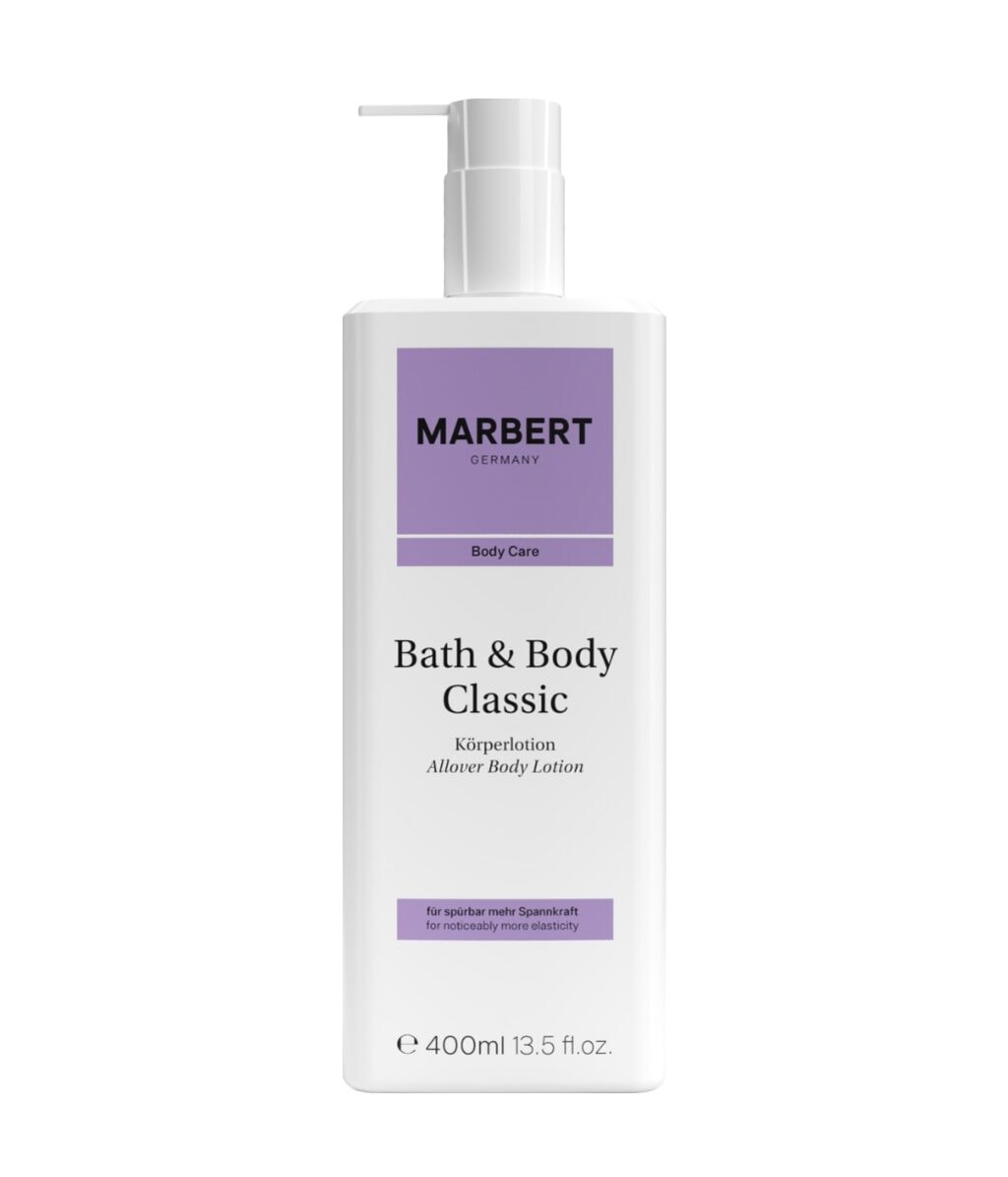 Лосьон для тела Marbert Bath & Body Classic, защищает от потери влаги, для нормальной кожи, 400 мл
