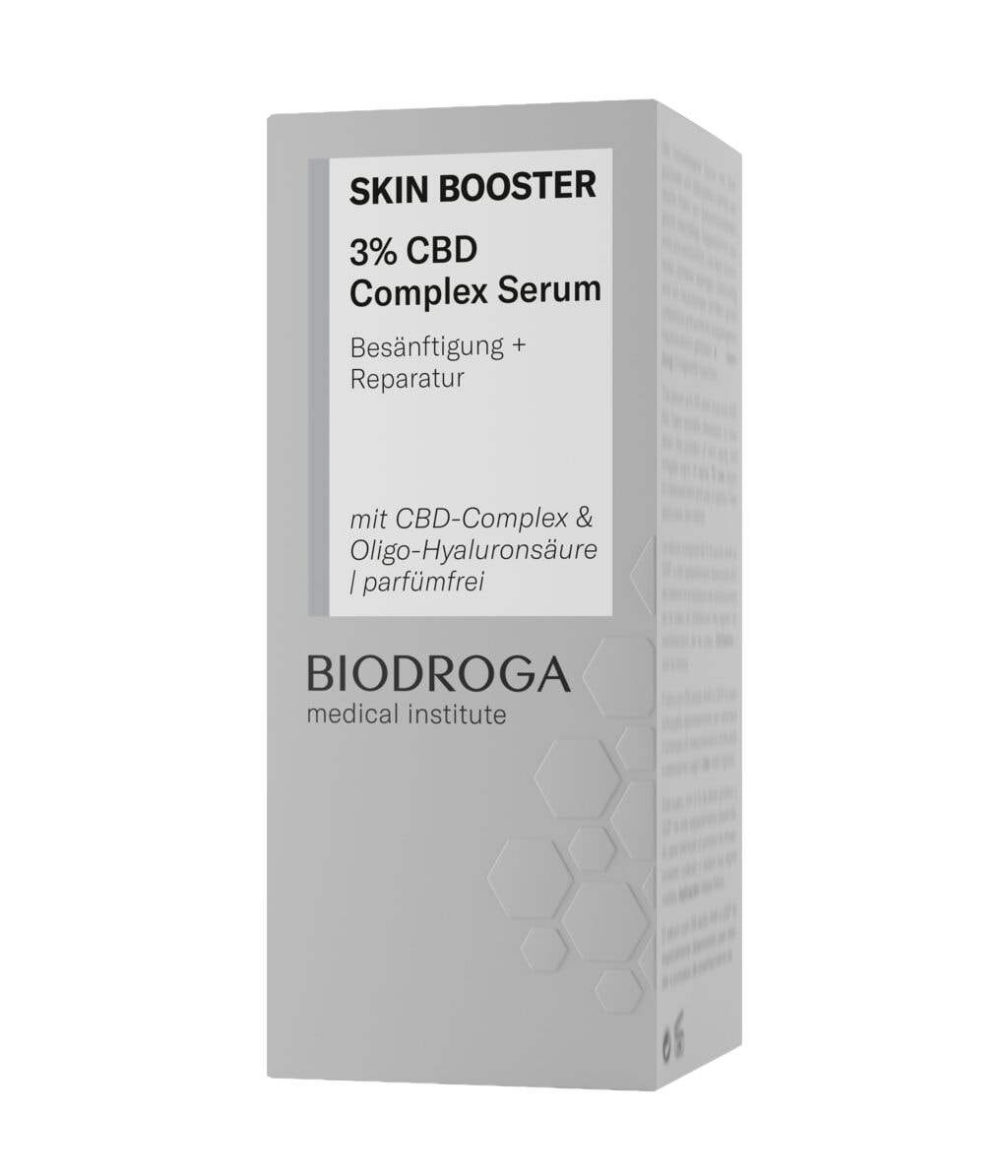 Сыворотка для лица Biodroga Skin Booster 3% CBD Complex успокаивающая и увлажняющая, 15 мл — фото 2