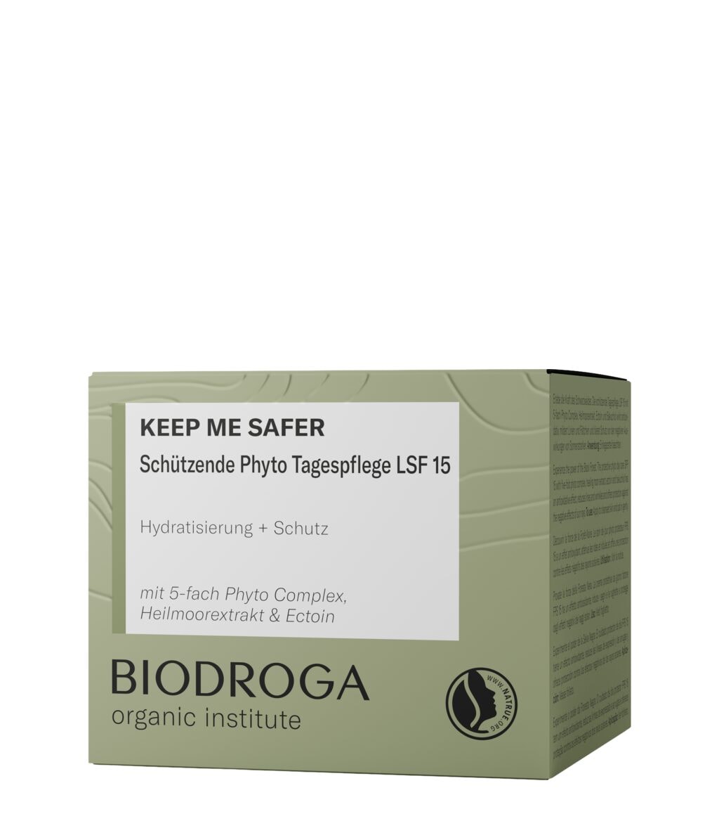 Дневной крем для лица Biodroga Keep Me Safe Moisturizing Phyto Care увлажняющий, SPF 15, 50 мл — фото 2