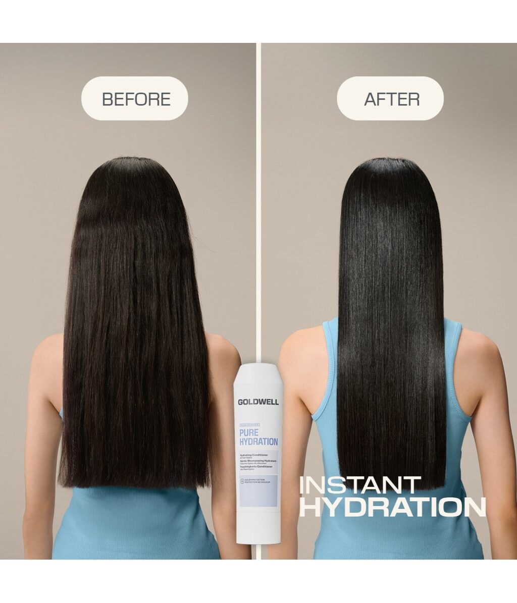 Кондиционер для волос Goldwell Dualsenses Pure Hydration увлажняющий, против пушения, для сухих волос, 100 мл — фото 2