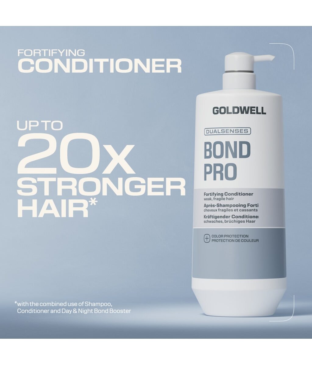 Кондиционер для волос Goldwell Dualsenses Bond Pro укрепляющий, для повреждённых и ослабленных волос, 100 мл — фото 4