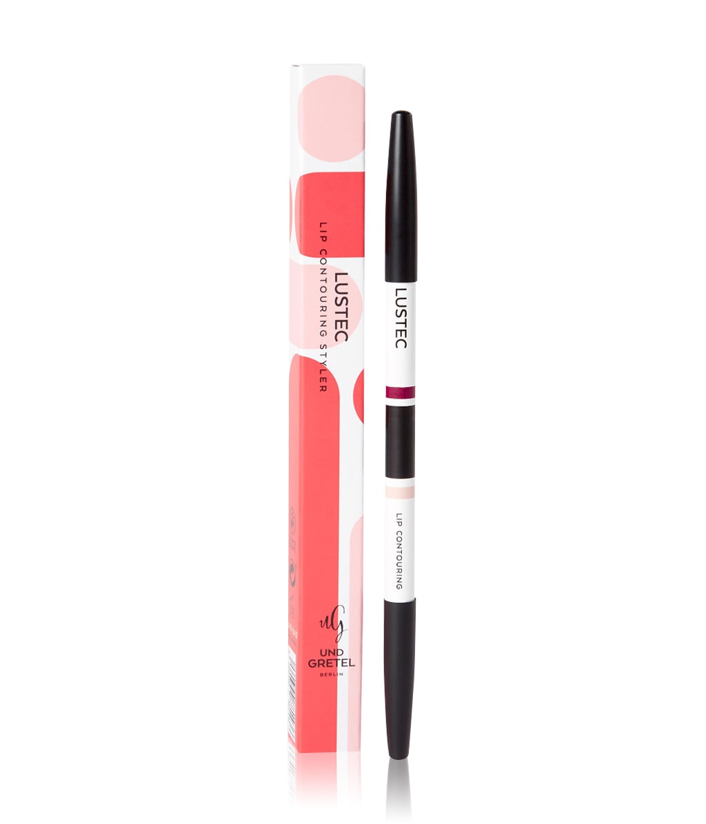Карандаш для губ Und Gretel Lustec Correcting Lipliner двусторонний, оттенок 09 Velvet Red, 1 г — фото 2