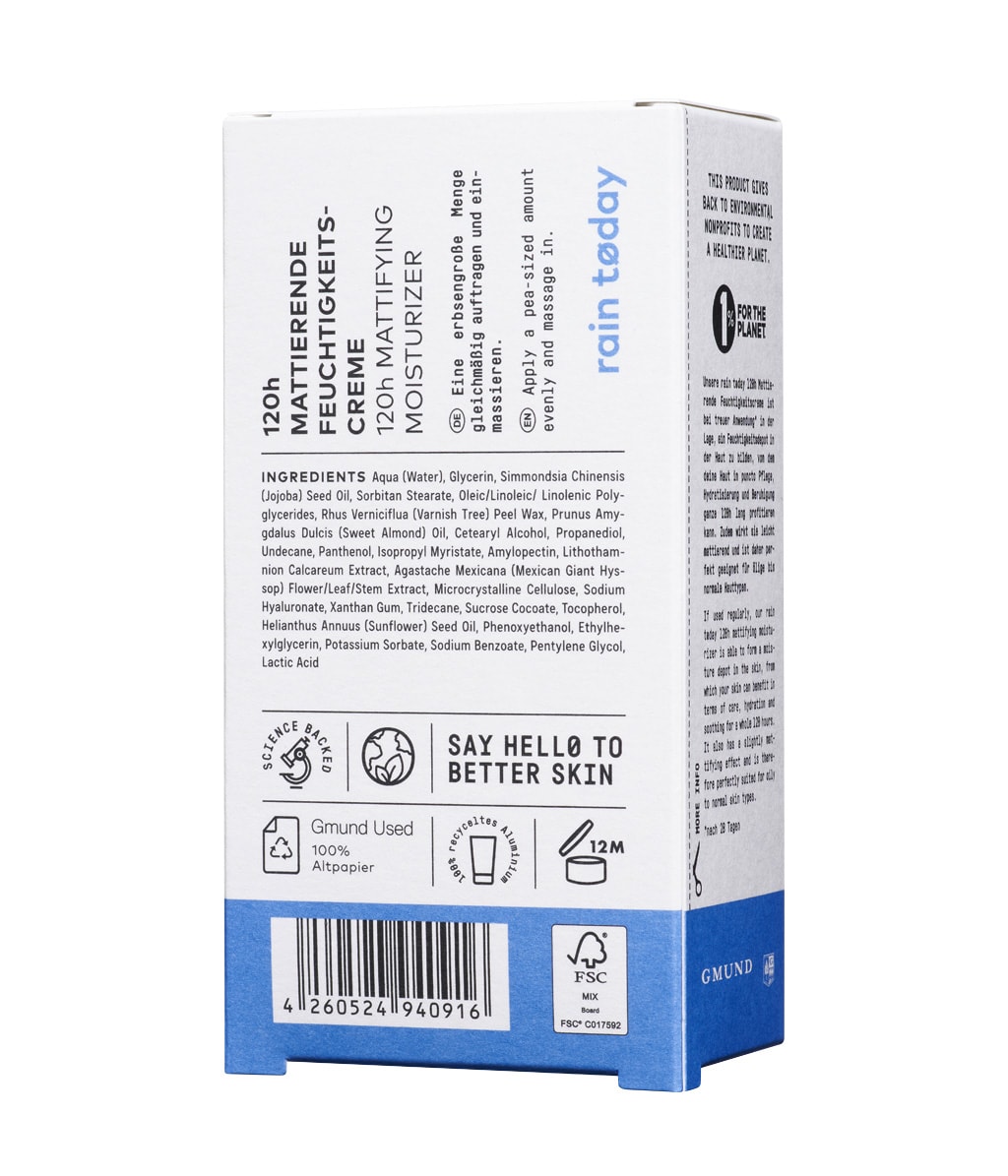 Крем для лица No Cosmetics Rain Today 120h HyperMoisture Cream увлажняющий, с гиалуроновой кислотой, 50 мл — фото 4