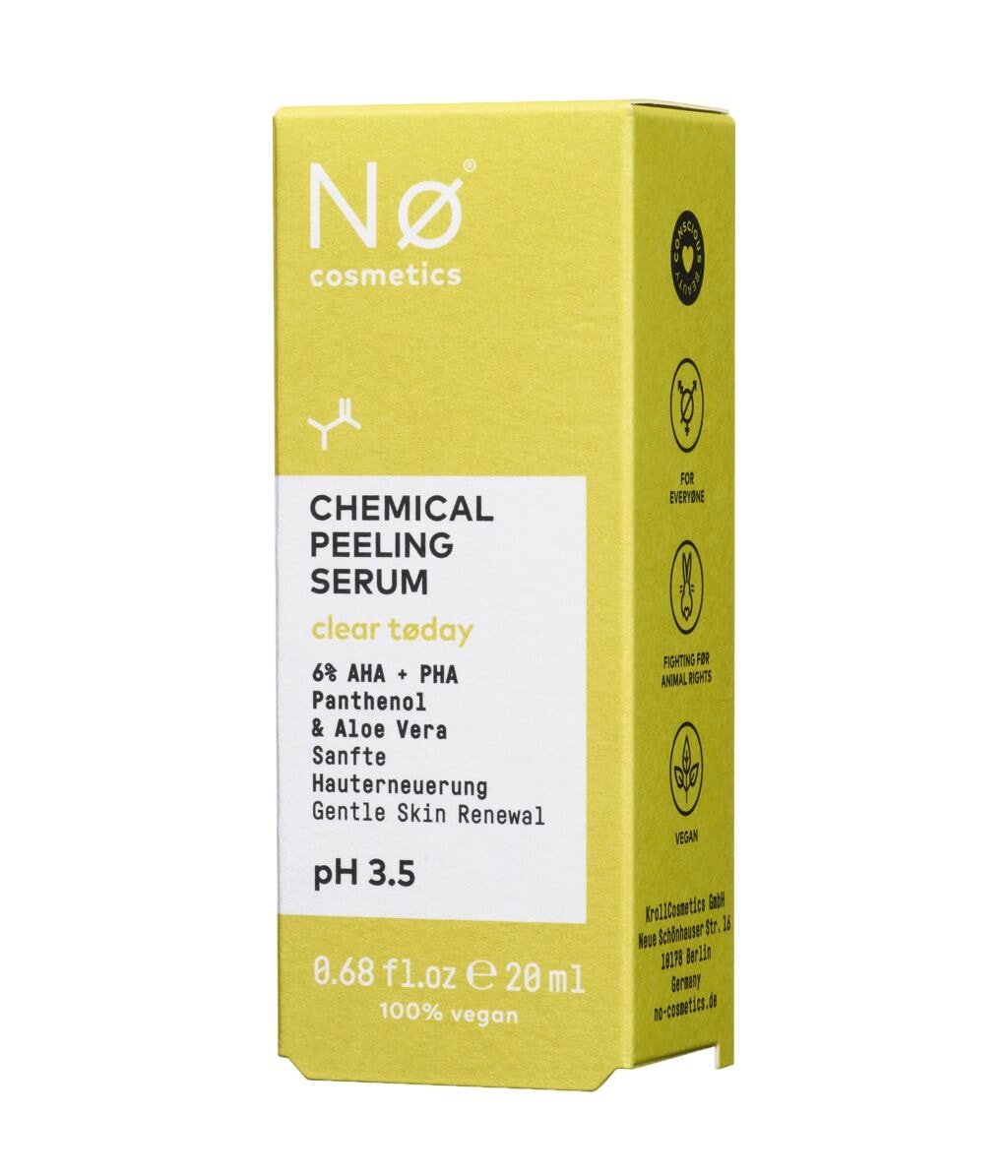 Сыворотка для лица No Cosmetics clear today AHA PHA Skin Clearing Serum, отшелушивающая, для чувствительной кожи, 20 мл — фото 3