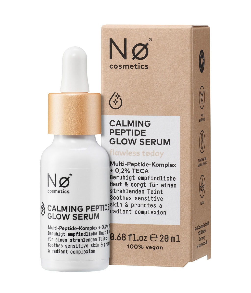 Сыворотка для лица No Cosmetics flawless today Glow Peptide Serum, успокаивающая, с пептидами, 20 мл — фото 2