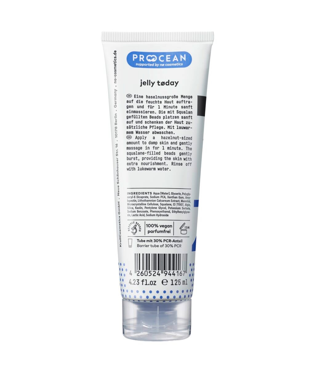 Гель для умывания No Cosmetics jelly today 120 MIN Hydration Jelly Cleanser увлажняющий, 125 мл — фото 2