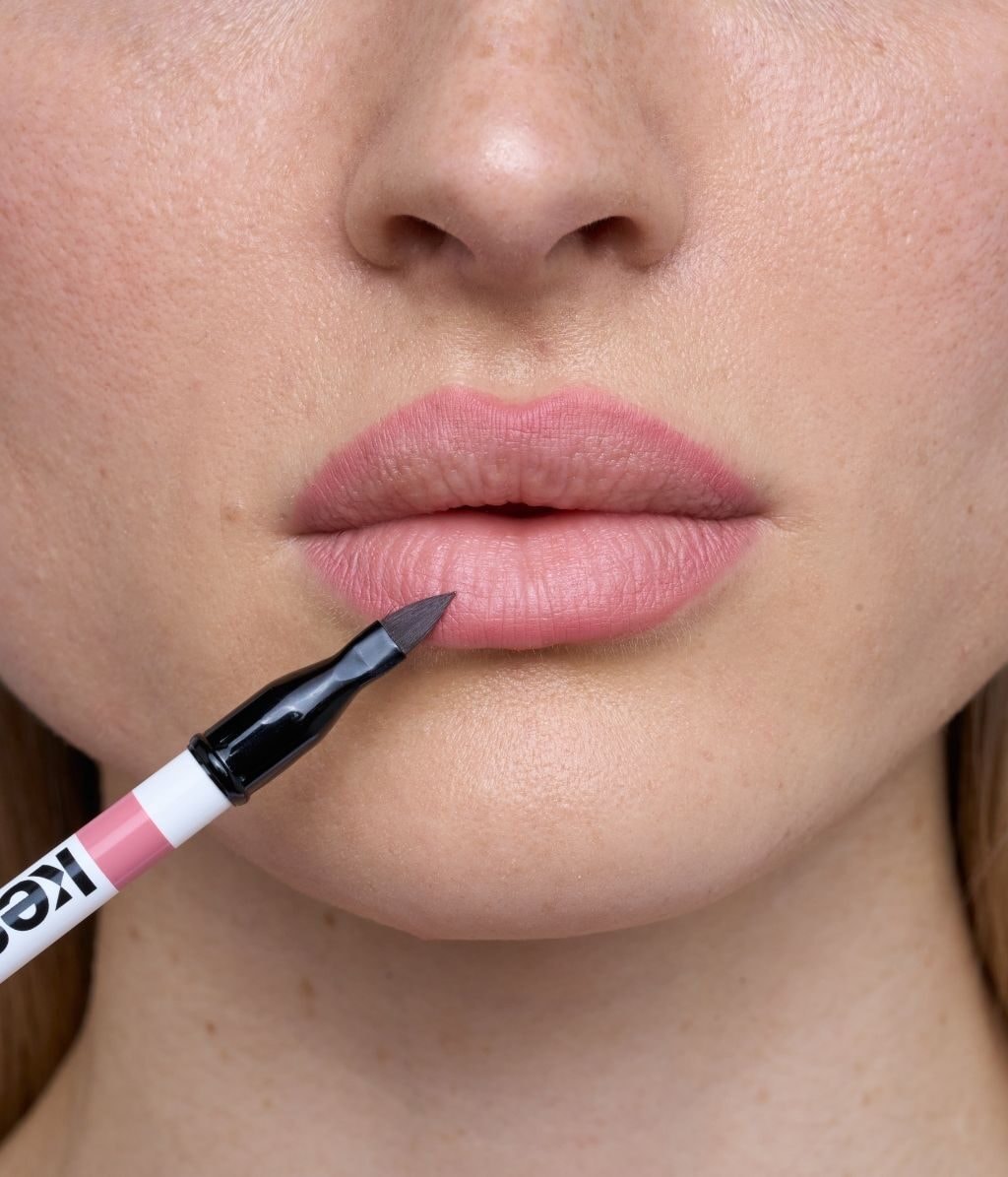 Карандаш для губ Kess Berlin Soft Shape Lip Liner водостойкий, матовый, оттенок Natural Rose, 0,35 г — фото 3