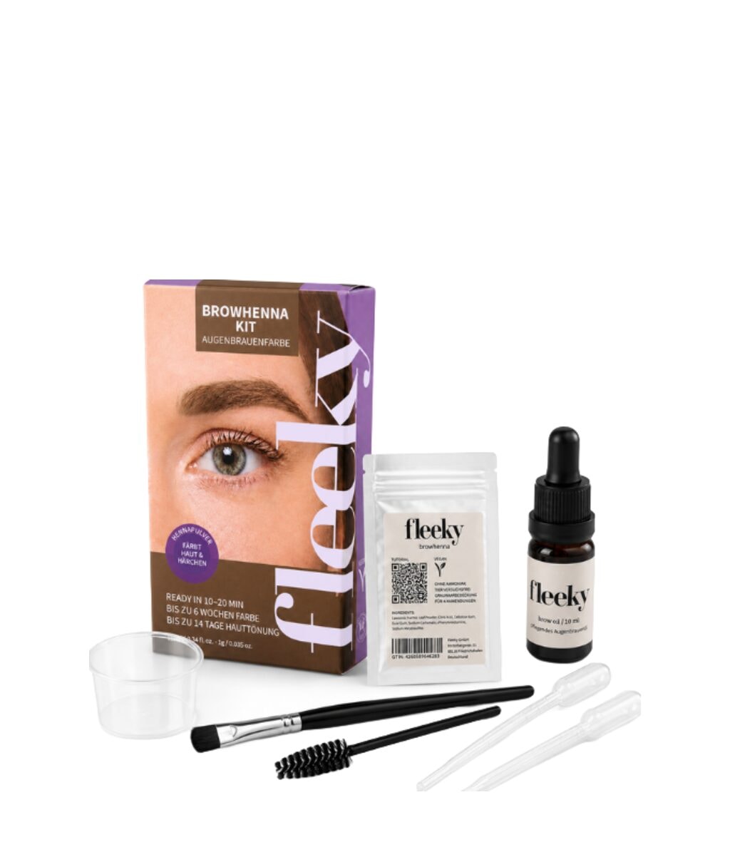 Хна для бровей fleeky Browhenna Mini Kit, мини-набор
