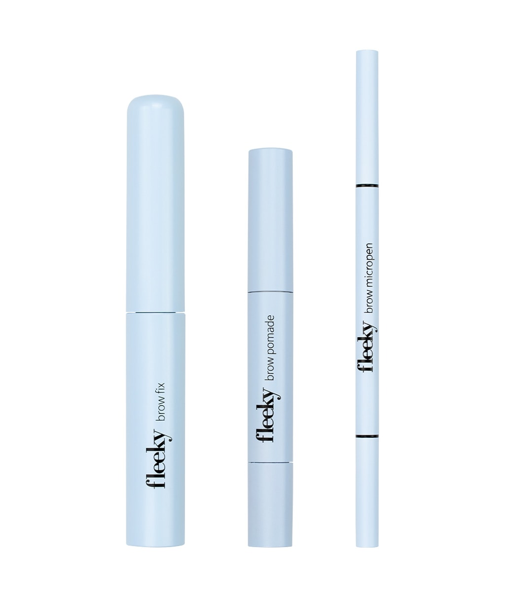 Набор для бровей fleeky Brow Kit, 3 предмета, оттенок Brown — фото 2