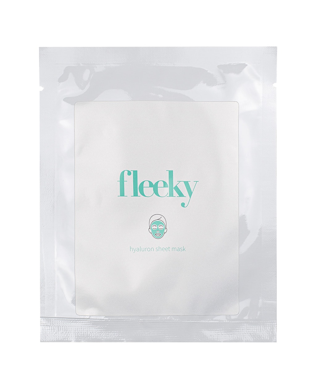 Тканевая маска для лица Fleeky Hyaluron Sheet Mask, с гиалуроновой кислотой, подтягивающая, 1 шт
