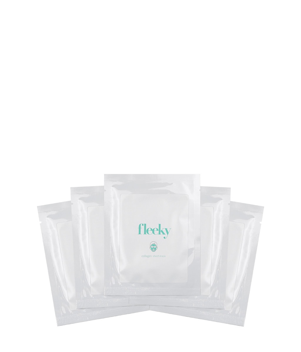 Тканевые маски для лица Fleeky Collagen Sheet Mask, с коллагеном, увлажняющие, 5 шт