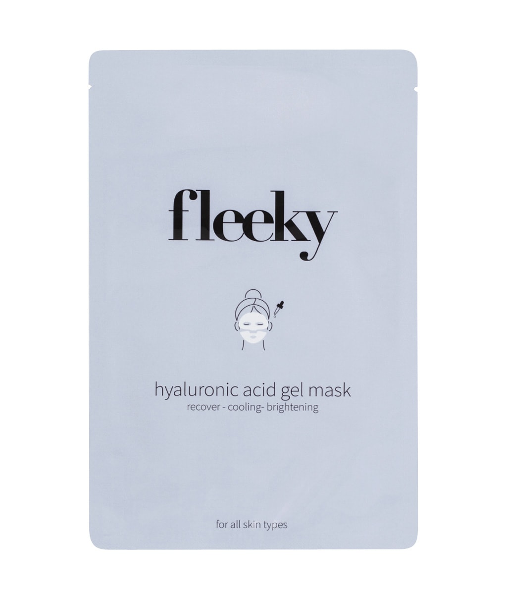 Гелевая маска для лица Fleeky Hyaluronic Acid Gel Mask, увлажняющая, охлаждающая, 1 шт