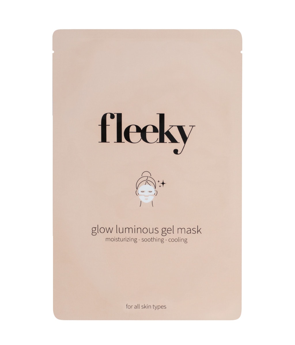 Гелевая маска для лица Fleeky Glow Luminous Gel Mask, с витамином C, для сияния, 1 шт