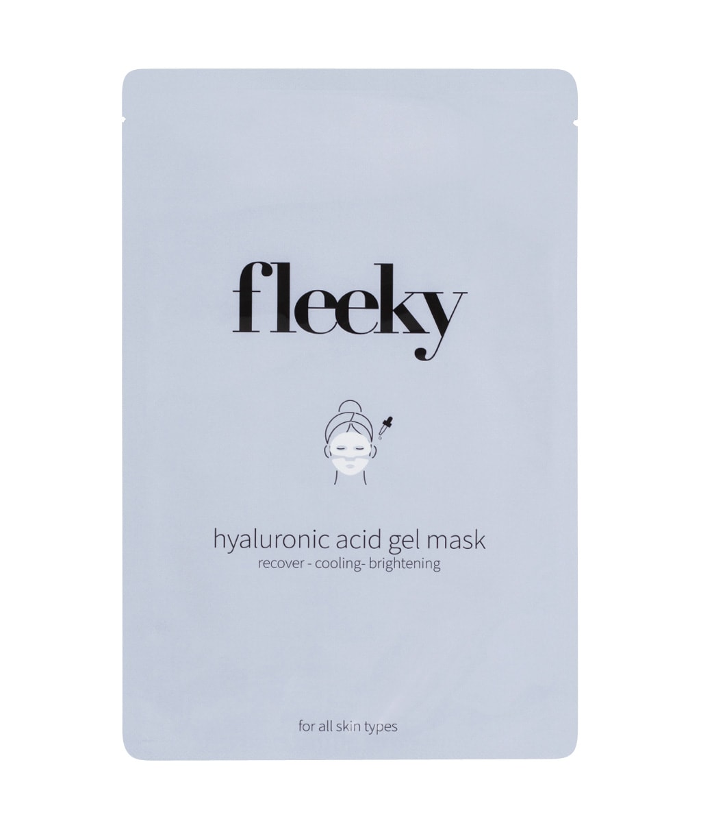 Гелевые маски для лица Fleeky Hyaluronic Acid Gel Mask, увлажняющие, охлаждающие, 3 шт