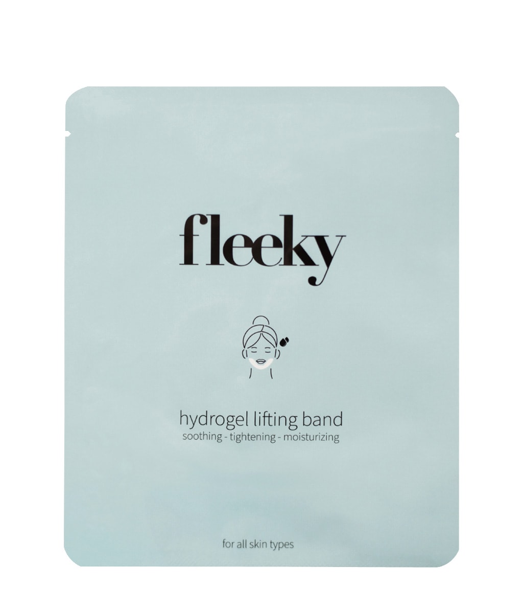 Гидрогелевые лифтинг-маски для лица Fleeky Hydrogel Lifting Band, против морщин, увлажняющие, 3 шт