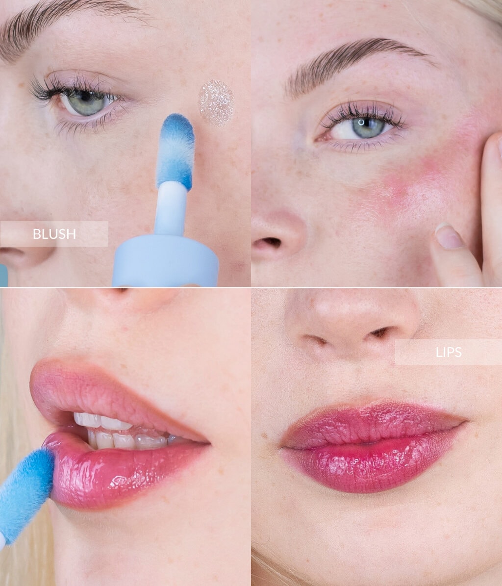 Румяна fleeky Magic Lip & Blush Tint тинт для губ и щёк, 5 мл — фото 3