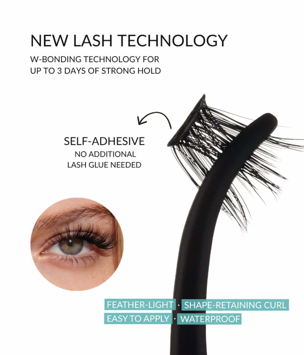 Пучки ресниц fleeky Press-On Lashes Glam, самоклеящиеся, с эффектом объёма, 50 шт — фото 4