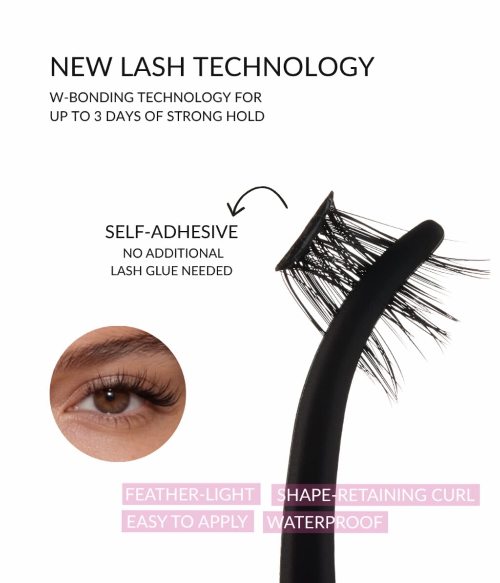 Пучки ресниц fleeky Press-On Lashes Meet the Parents, самоклеящиеся, естественный эффект, 50 шт — фото 4