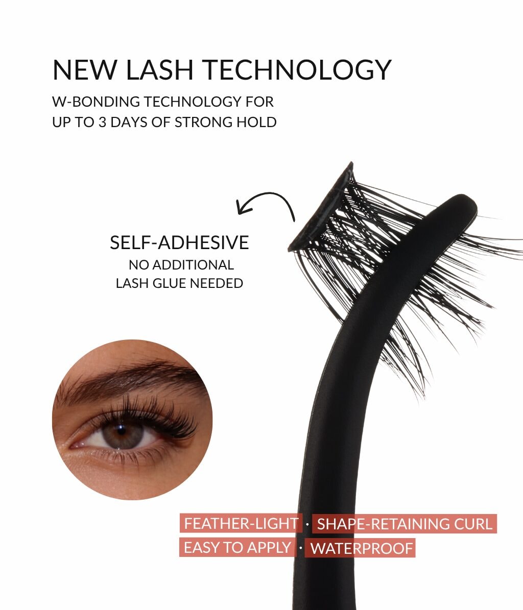 Пучки ресниц fleeky Press-On Lashes Natural, самоклеящиеся, естественный эффект, 50 шт — фото 4