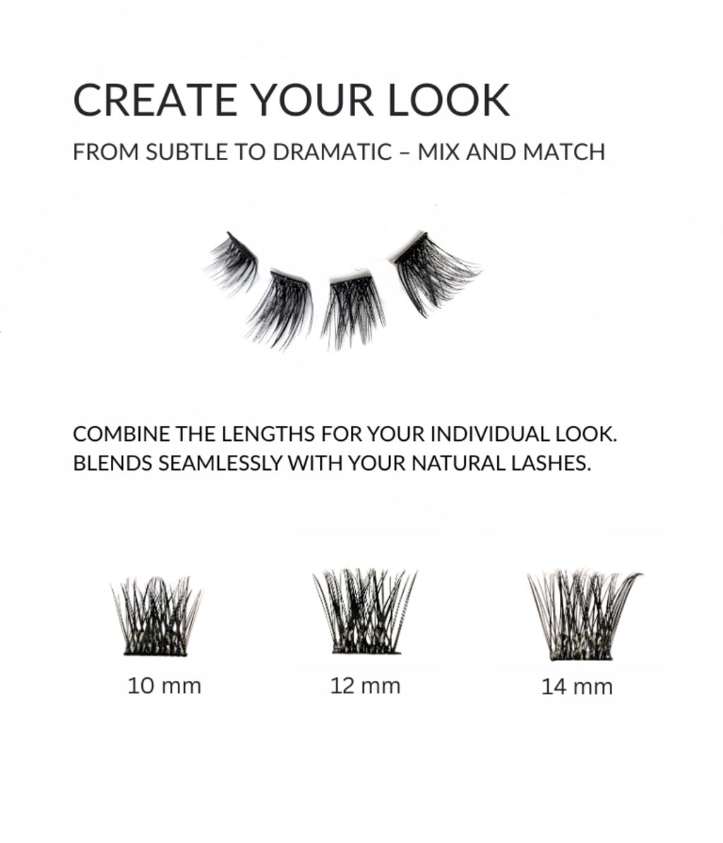 Пучки ресниц fleeky Press-On Lashes Hangover Breakfast, самоклеящиеся, естественный эффект, 50 шт — фото 6