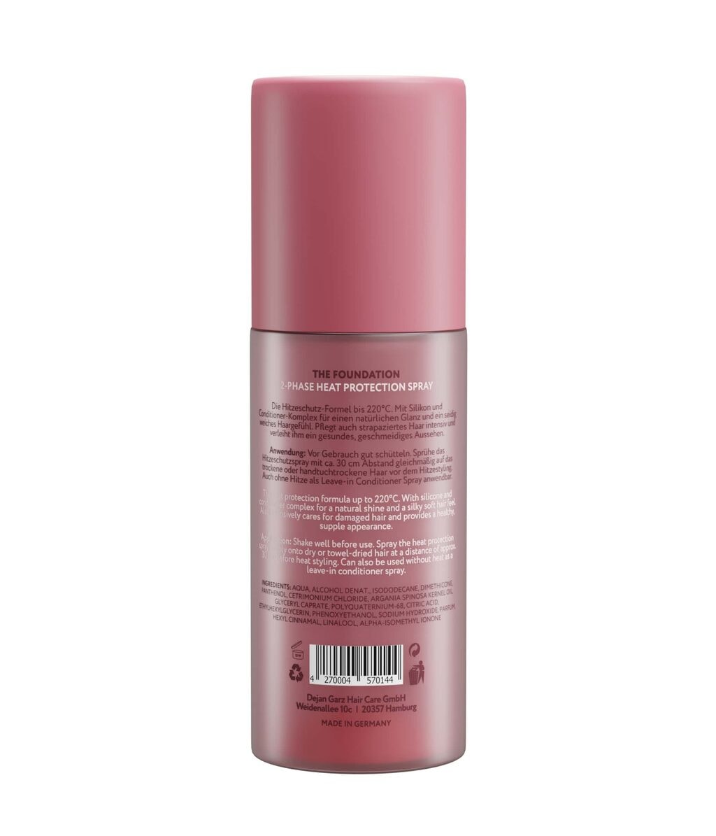 Термозащитный спрей для волос Dejan Garz The Foundation Heat Protection Spray, до 220 °C, 150 мл — фото 2