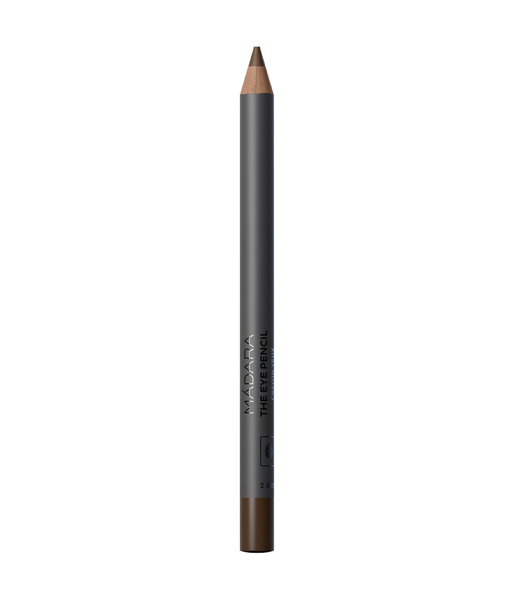 Карандаш для глаз Madara The Eye Pencil с минеральными пигментами, оттенок 2 Brown, 1 г